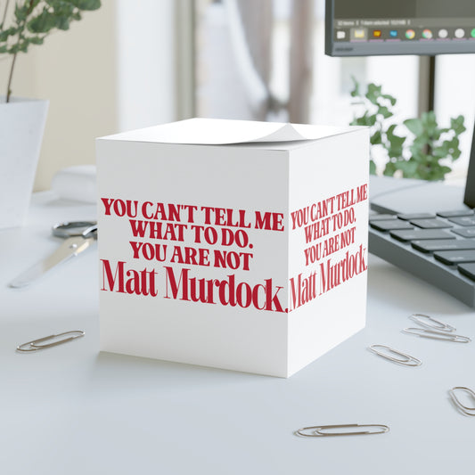 You're Not Matt Murdock Note Cube