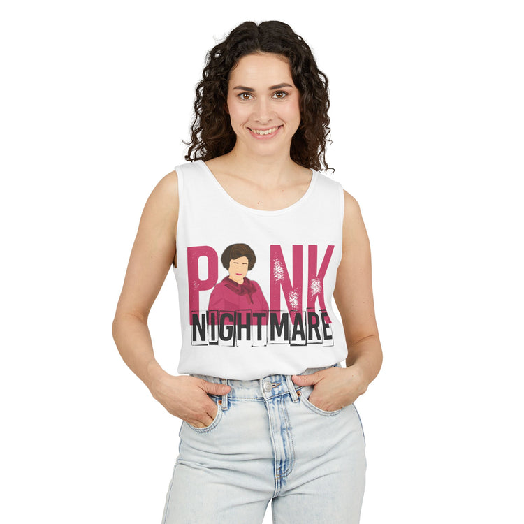 Pink Nightmare Unisex Garment-Dyed Tank Top
