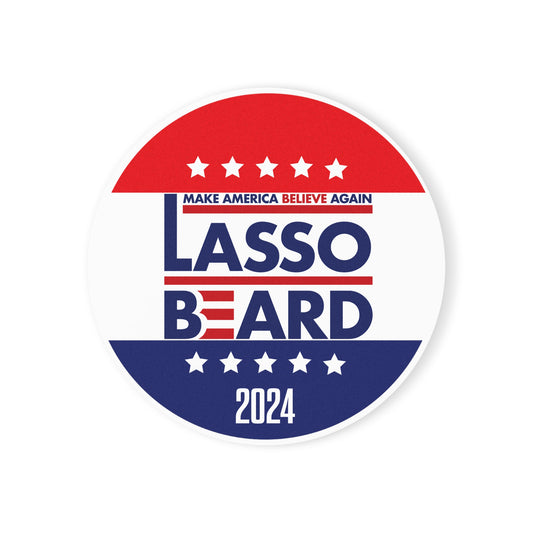 Lasso Beard 2024 Coaster - Fandom-Made