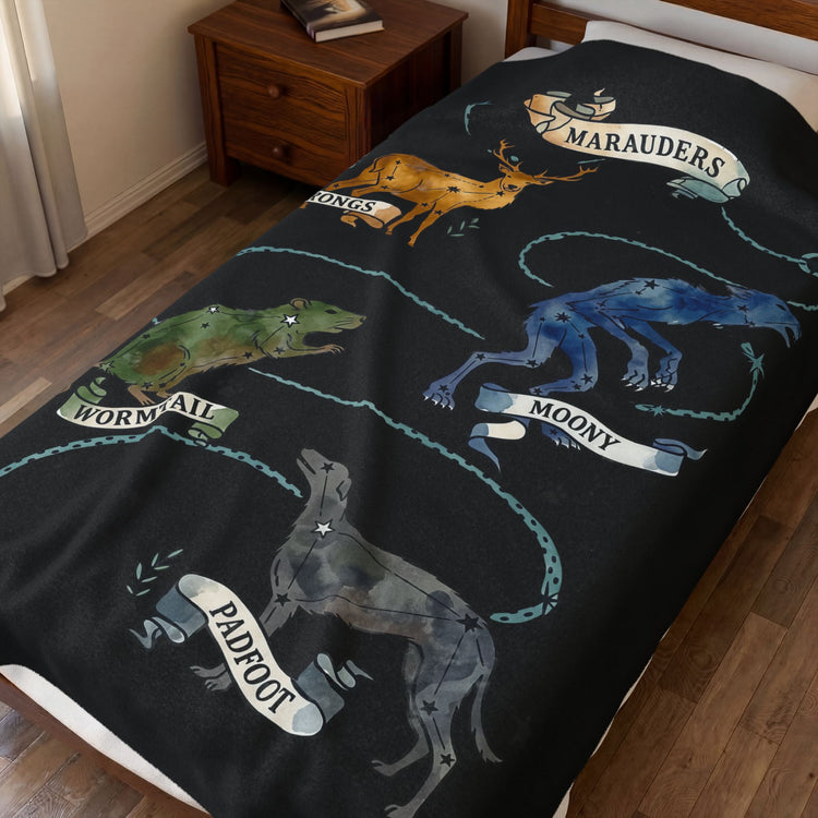 Marauders Velveteen Plush Blanket