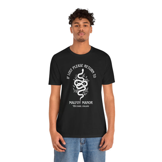 If Lost Return To Malfoy Manor T-Shirt - Fandom-Made
