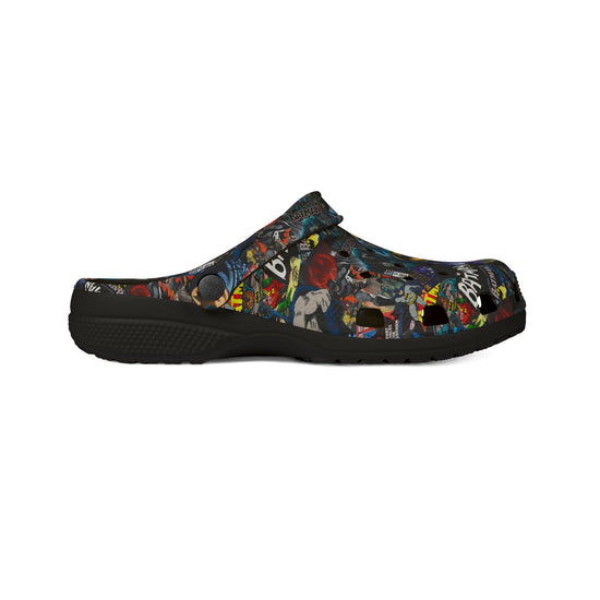 Batsy Comics Rubber Clogs - Fandom-Made