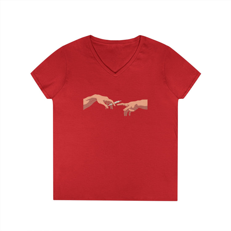 Pass It Ladies' V-Neck Tee
