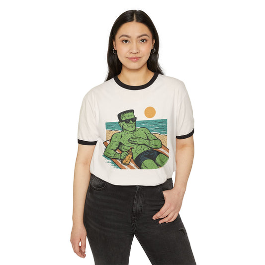Frank N. Stein Ringer T-Shirt