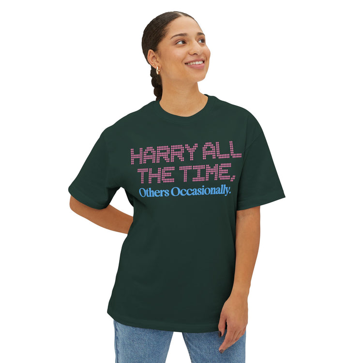 Harry All The Time Unisex Oversized Boxy Tee