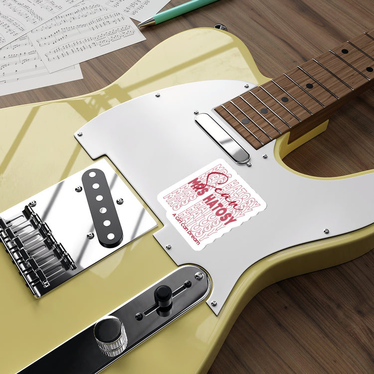 Mrs. Hatosy Die-Cut Sticker