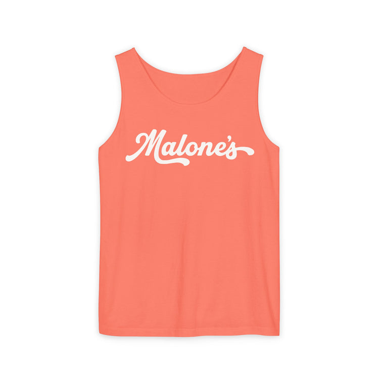 Malone's Unisex Garment-Dyed Tank Top