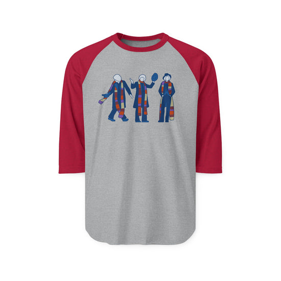 Fourth Doctor 3/4 Raglan Shirt - Fandom-Made