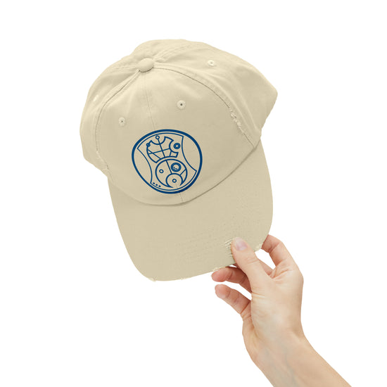 Hello Sweetie in Gallifreyan Distressed Cap - Fandom-Made