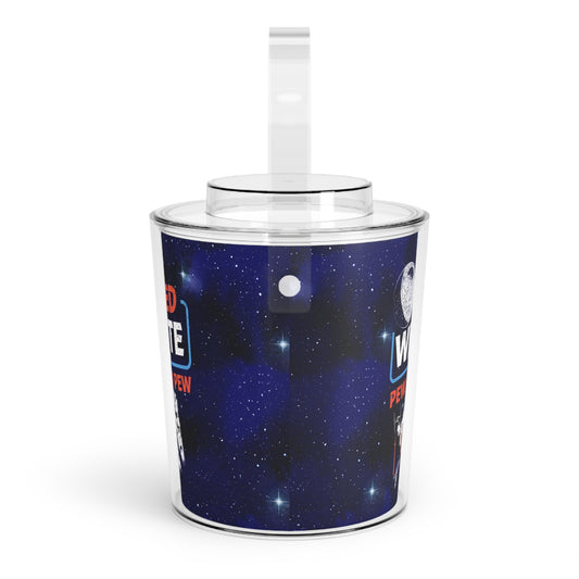 Red White Pew Pew Ice Bucket