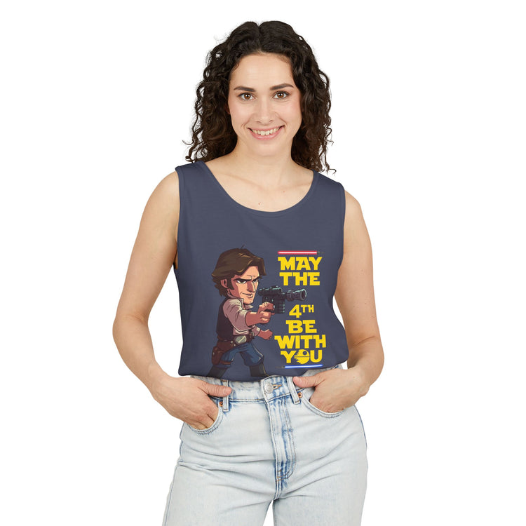 May The 4th Be With You Han Solo Tank Top