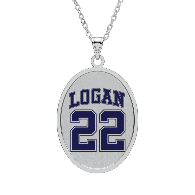Logan 22 Oval Pendant