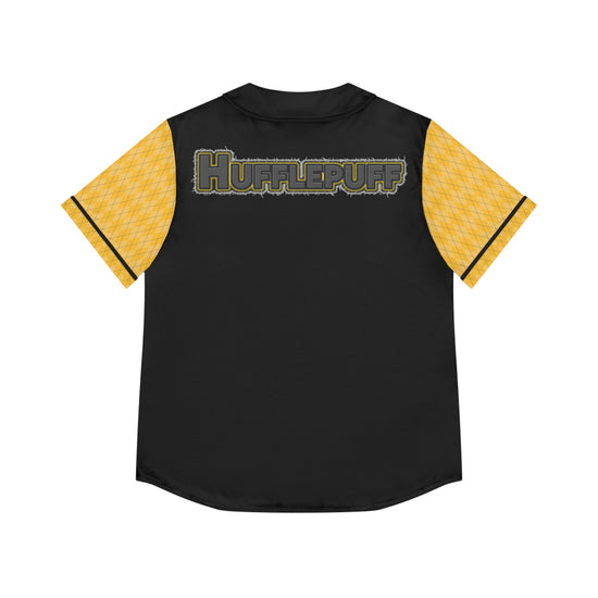 Hufflepuff Embroidery Design Women's Baseball Jersey - Fandom-Made