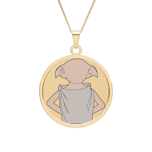 Dobby Round Photo Pendant