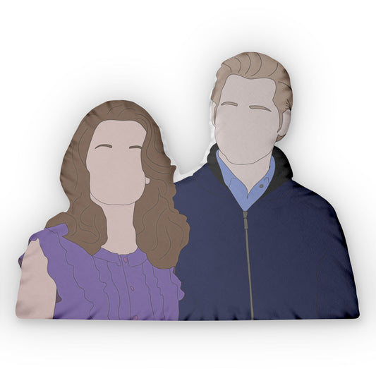 Doctor Cullen and Esme-Shaped Pillow