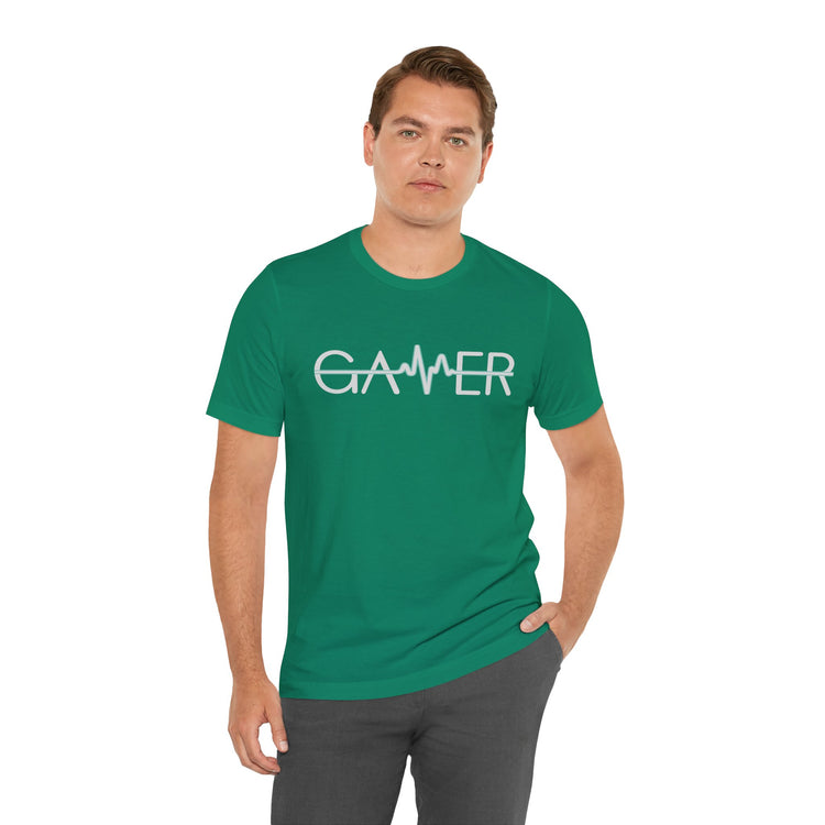 Gamer Heartbeat T-Shirt - Fandom-Made