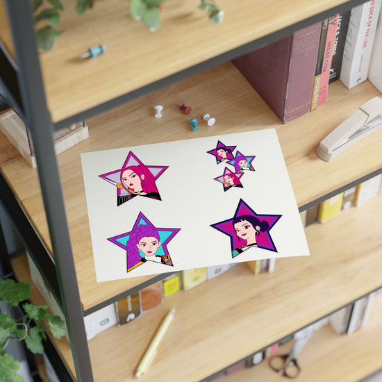 Huntrix Sticker Sheet - Fandom-Made