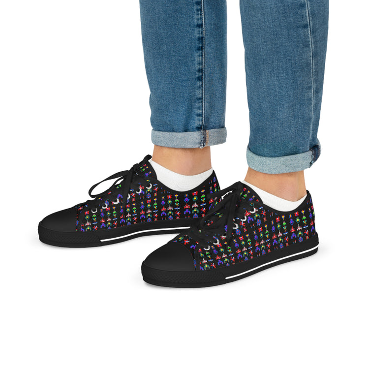 Galaga Men's Low Top Sneakers - Fandom-Made