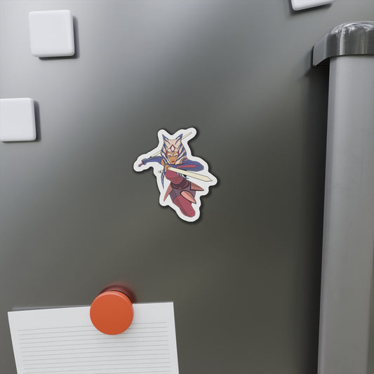 Ahsoka Leaping Die-Cut Magnets - Fandom-Made