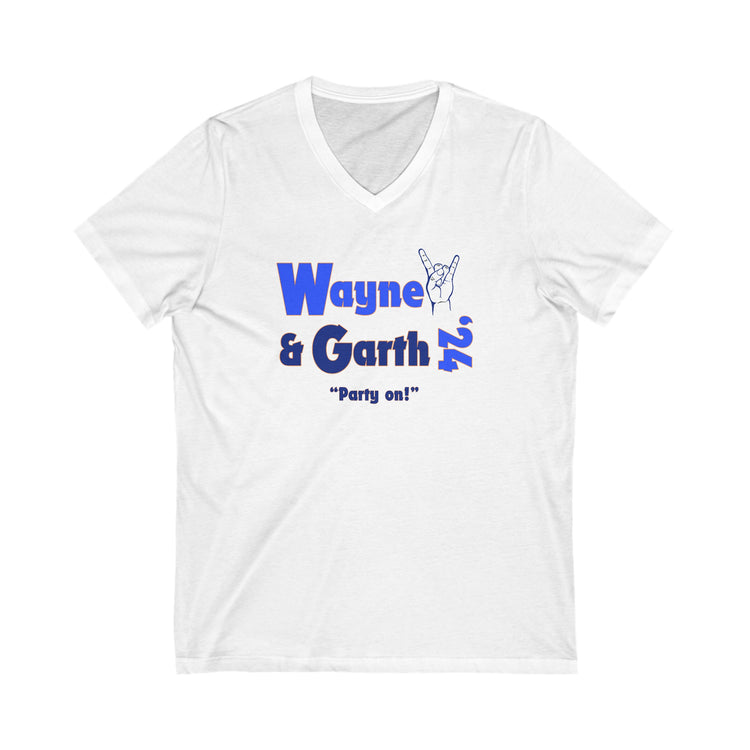 Wayne & Garth '24 V-Neck Tee