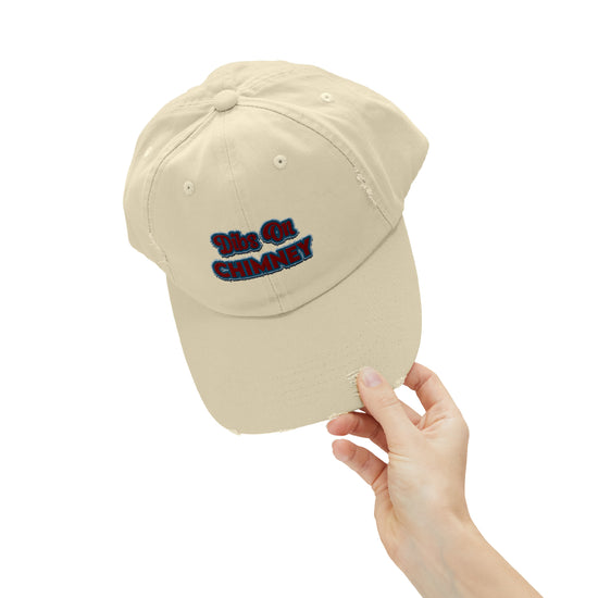 Dibs On Chimney Distressed Cap - Fandom-Made