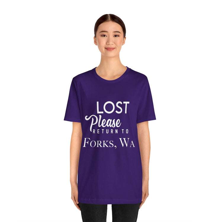 Lost Return To Forks Wa Unisex T-Shirt - Fandom-Made