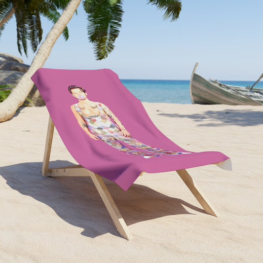 Harry Styles Bubblegum Beach Towel - Fandom-Made