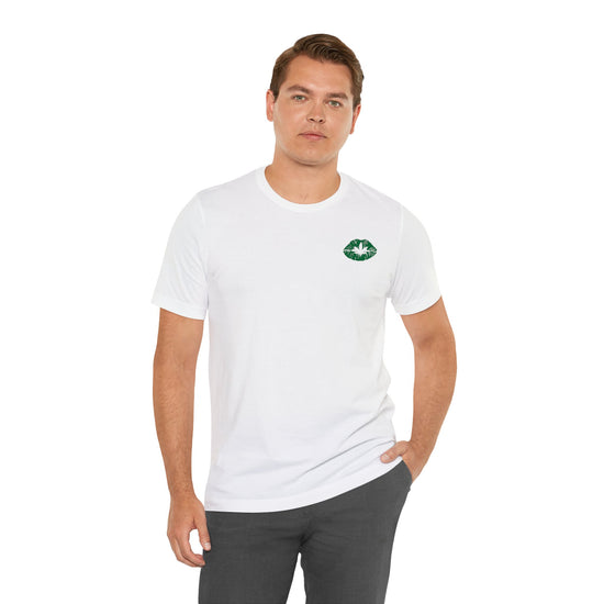 Weed Lips Pocket T-Shirt - Fandom-Made