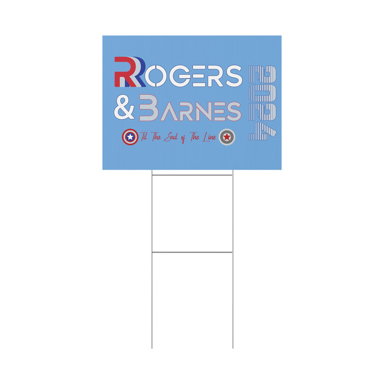 Rogers & Barnes 2024 Yard Sign