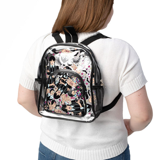Wednesday Clear Stadium Backpack - Fandom-Made