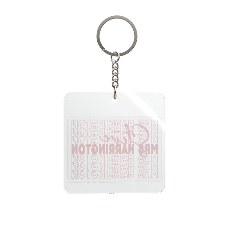 Mrs. Steve Harrington Square Keychain