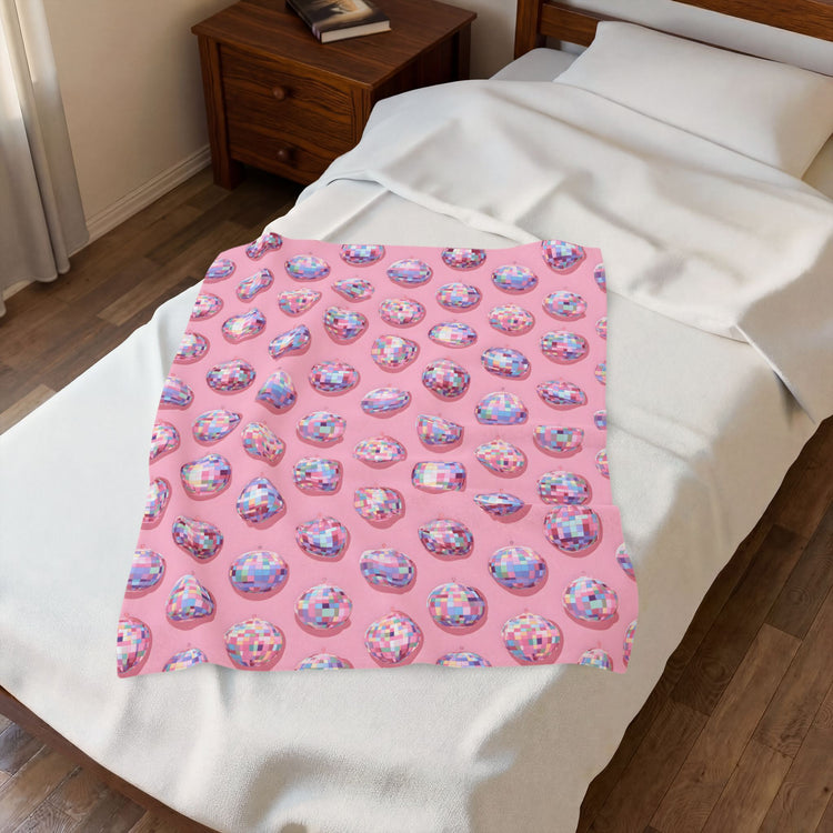 Discoing Velveteen Plush Blanket - Fandom-Made