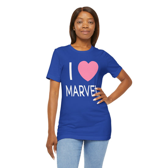 I Love Marvel Unisex T-Shirt - Fandom-Made