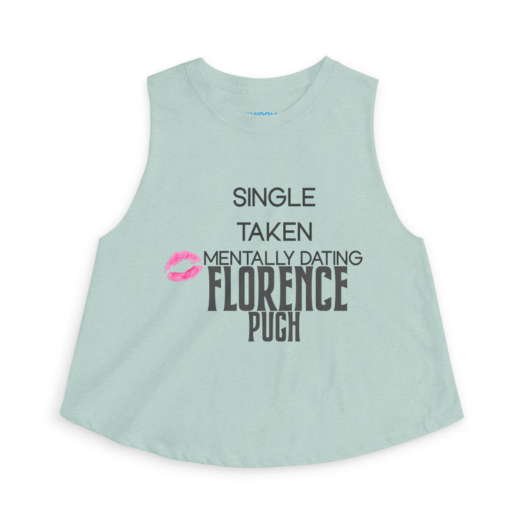 Mentally Dating Florence Pugh Women's Crop Top - Fandom-Made