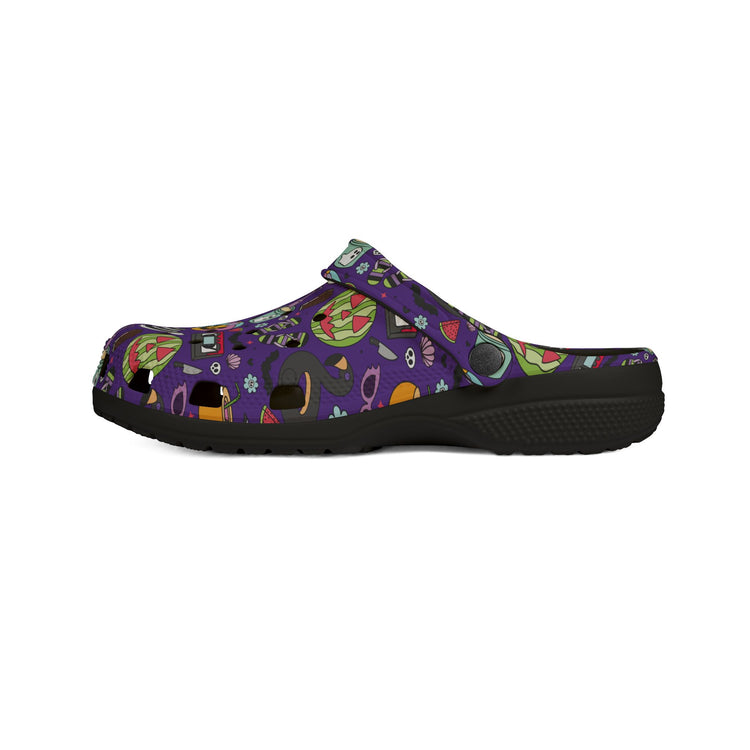 Summerween Vibes Rubber Clogs