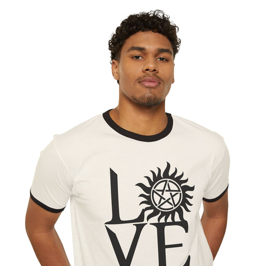Supernatural Love Ringer T-Shirt - Fandom-Made
