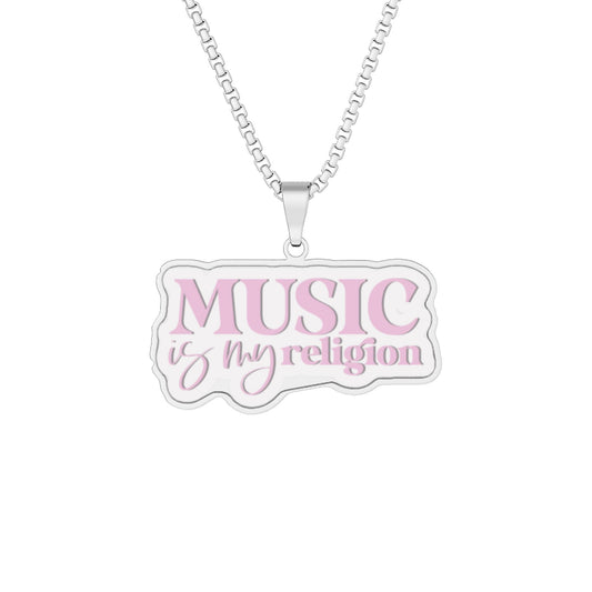 Music Is My Religion Pendant