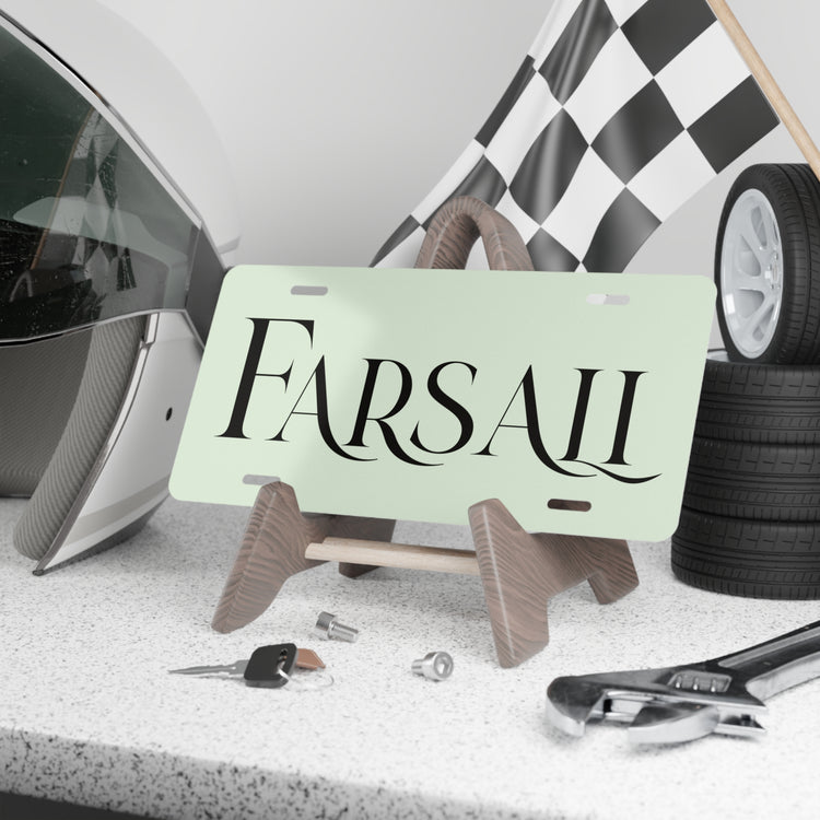 Farsali Vanity Plate - Fandom-Made