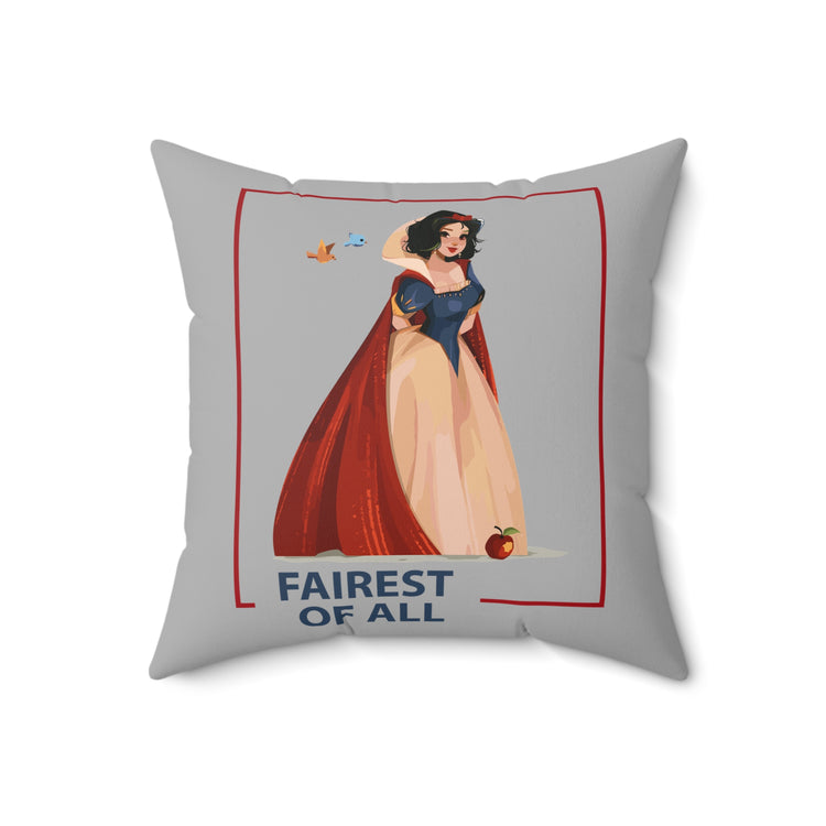 Fairest Of All Square Pillow - Fandom-Made