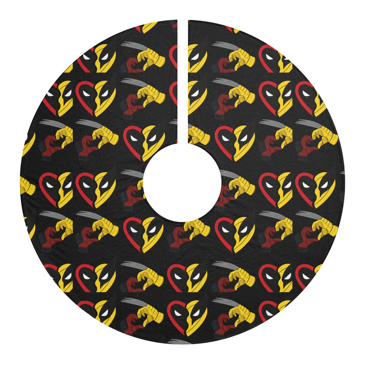 Deadpool Wolverine Tree Skirt