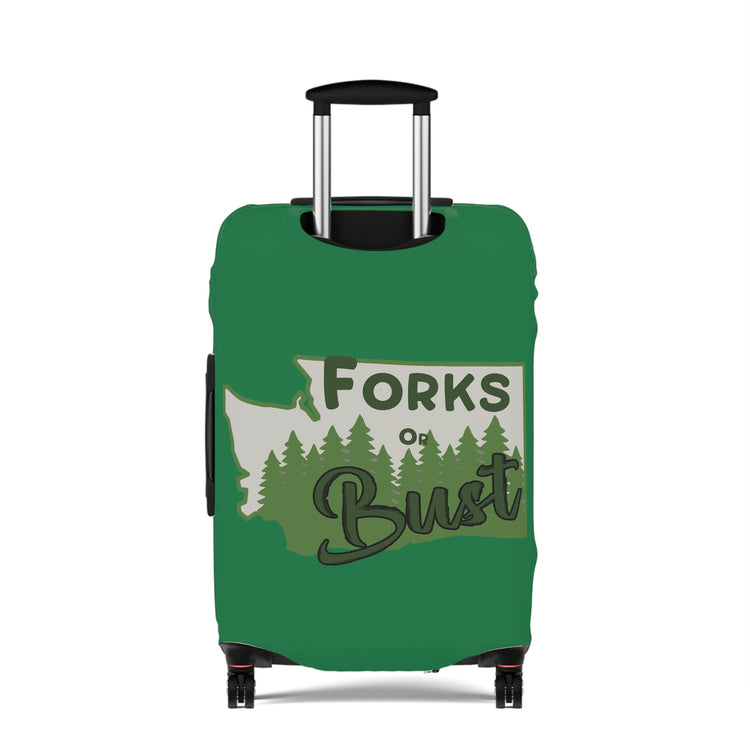 Forks Or Bust Luggage Cover