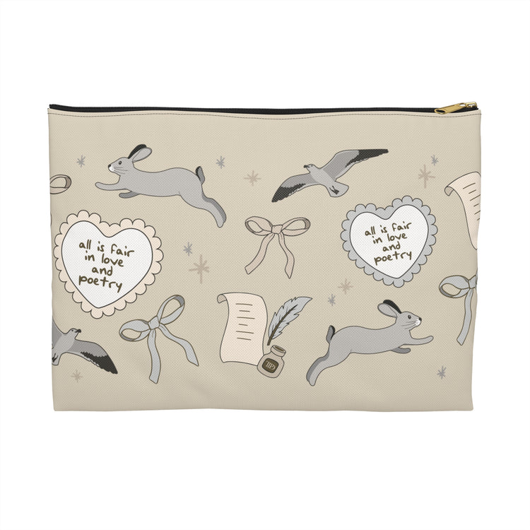 Tortured Poet All-Over Print Pouch - Fandom-Made