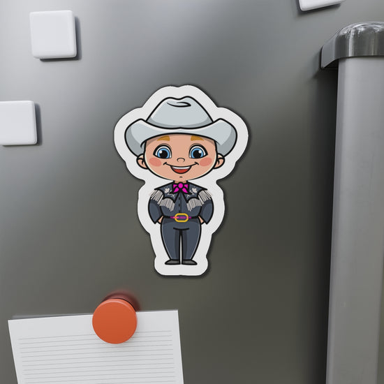 Western Ken Die-Cut Magnets - Fandom-Made