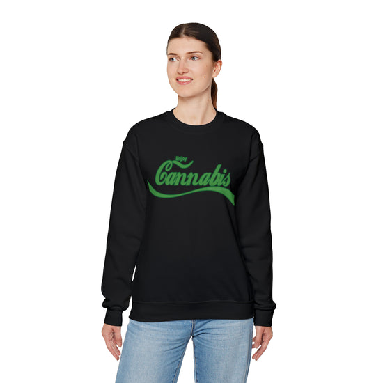 Enjoy Cannabis Crewneck Sweatshirt - Fandom-Made