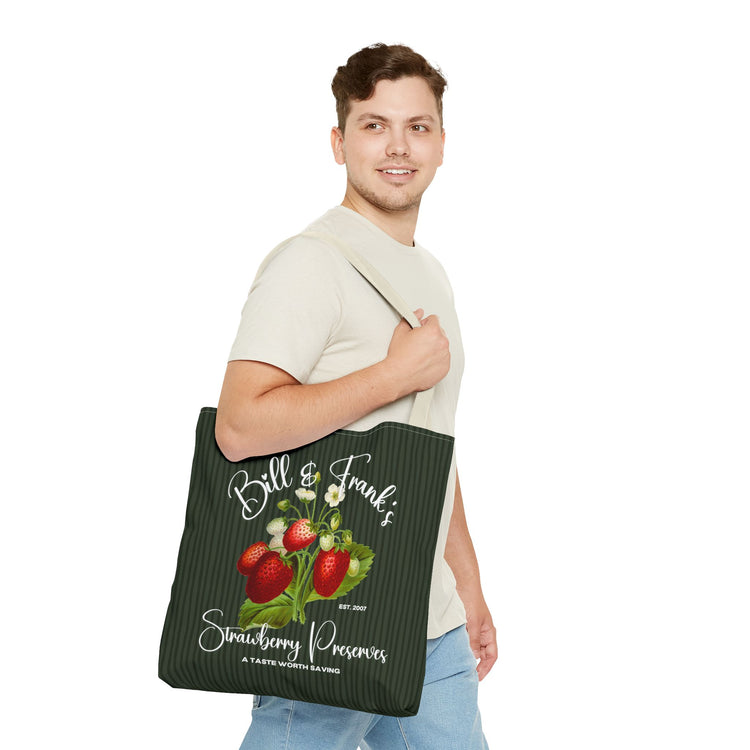Bill & Frank's Strawberry Preserves Tote Bag - Fandom-Made