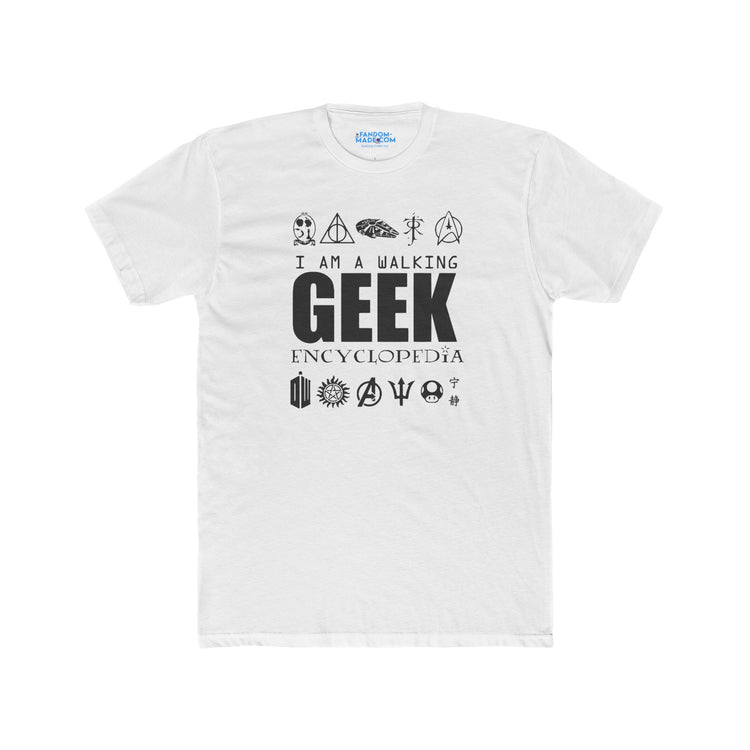 Geekdom Encyclopedia Men's Fitted T-Shirt