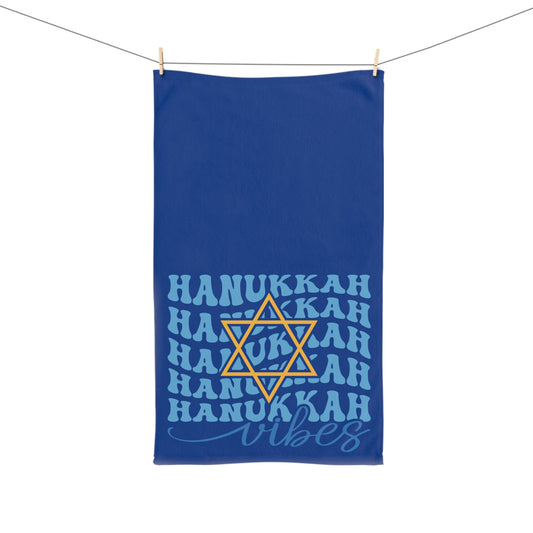 Hanukkah Vibes Hand Towel