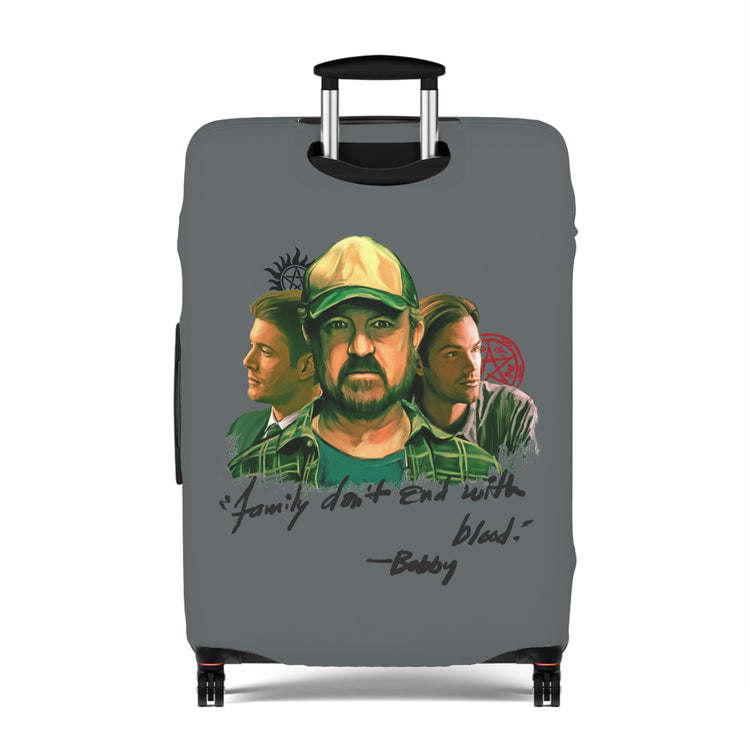 Family Don't End With Blood Luggage Cover