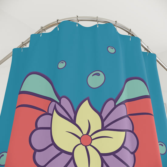 Ariel Bow Shower Curtain - Fandom-Made