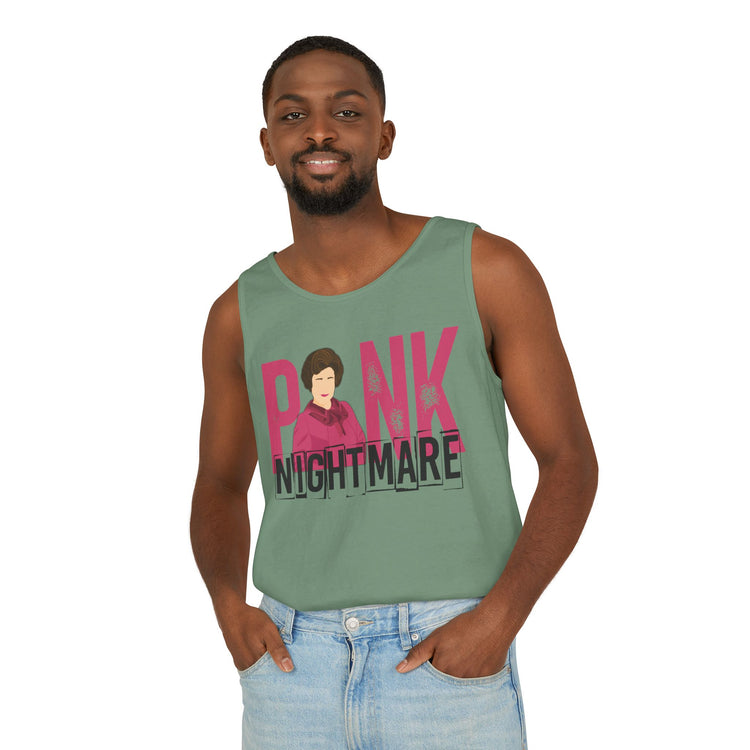 Pink Nightmare Unisex Garment-Dyed Tank Top